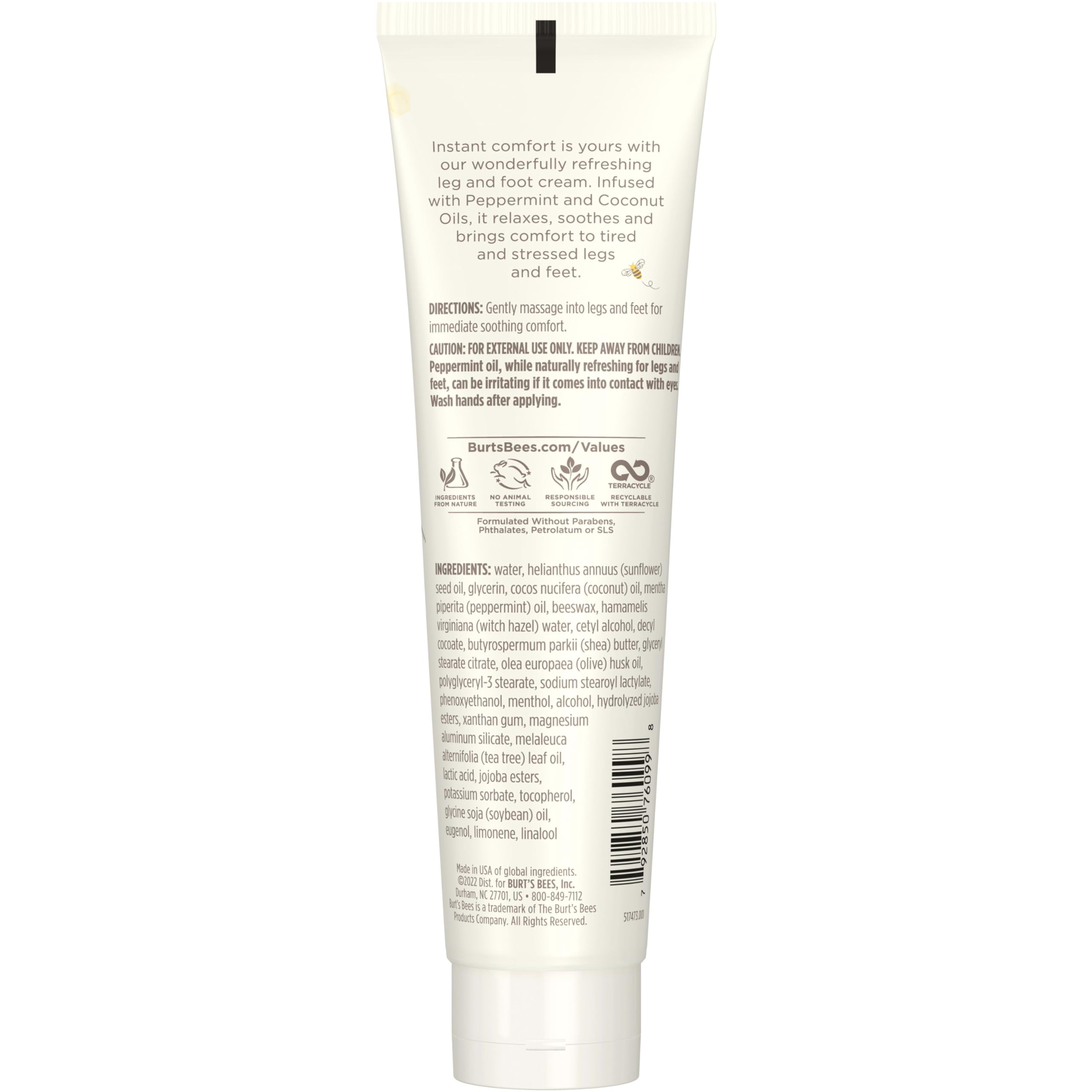 Buy now Burt's Bees Mama Bee Leg and Foot Cream, Soothing Formula with Peppermint and Coconut Oil, Fragrance Free, 99% Natural Origin, 3.38oz at indiglob india