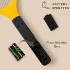 Electric Fly Swatter - Bug Zapper - Powerful 2200V Mosquito & Flies Killer, Fly Swatter for Indoors & Outdoors, Handheld Electric Zapper for Home, Kitchen, Camping (2AA Batteries Included)