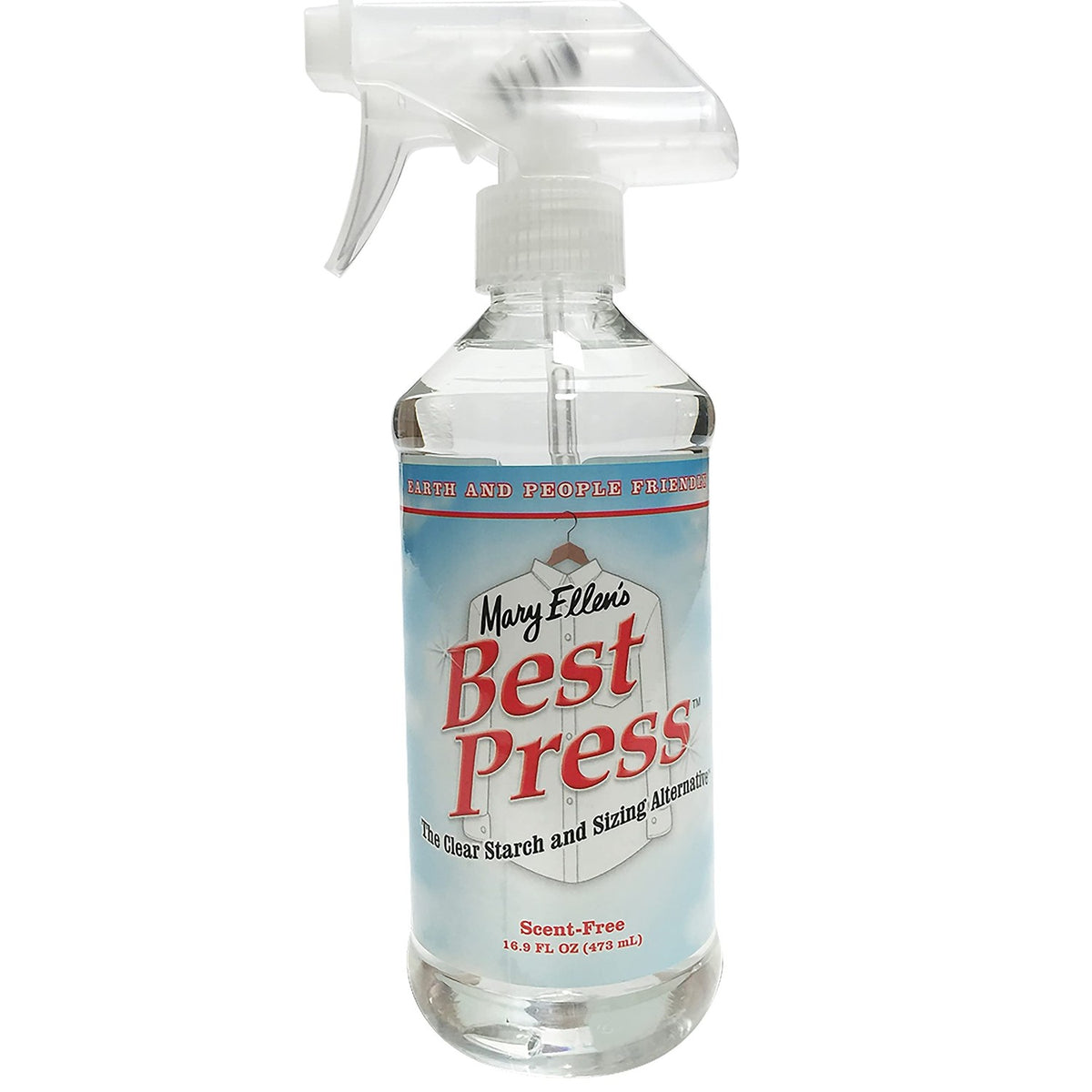 Mary Ellen's Best Press Clear Starch Alternative 16.9oz, Scent-Free, Model Number: 85806