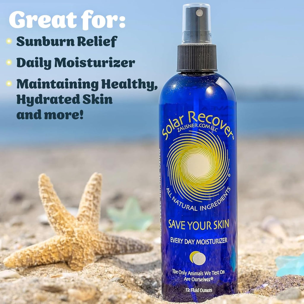 Buy now Solar Recover After Sun Moisturizing Spray (12 Ounce) - Hydrating Facial and Body Mist - 2460 Sprays of Sunburn Relief With Vitamin E and Calendula - Lotion Delivered in Water - Made in the USA at indiglob india