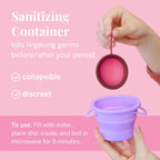 Pixie Menstrual Disc Kit for Feminine Care - Pixie Discs are Designed to Remove Like Tampons - 100% Medical-Grade Silicone - Best Period Disc Starter Kit - Proven to Become A Successful Disc User