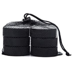 18 Pack Ice Hockey Pucks with 3 Reusable Mesh Bag, Official Regulation, Diameter 3", Thickness 1", 6oz, Black