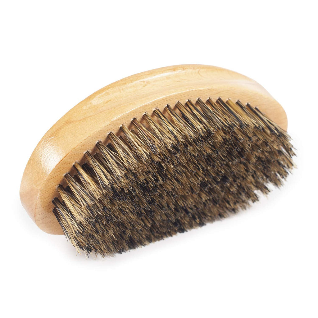 Buy now Wave Brush Medium Boar Bristles Hair brush-Designed for Thin and Normal Hair-Mens Curved Military Wave and Beard Brush-Great for 360 Waves at indiglob india
