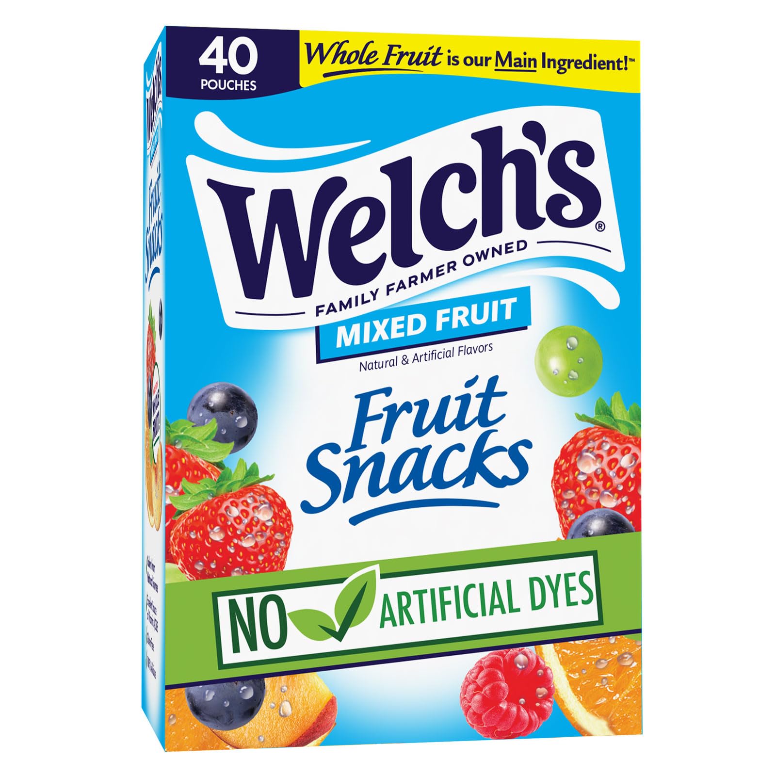 Buy now Welch's Fruit Snacks, Mixed Fruit Snack Box, Gluten Free, 0.8oz Snack Packs (Pack of 40) Mixed Fruit 0.8 Ounce (Pack of 40) at indiglob india