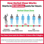 Herbal Clean Qcarbo32 Same-Day Detox Cleanse Drink (32 fl oz) - Tropical Flavor Full Body Cleanse* Detox Drink for Moderate Toxin Level*, Vitamin B2 and Vitamin B12 for Men & Women