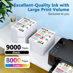 Ink Refill Bottles for ET-4850 ET-3850 ET-2850 ET-4760 ET-3760 Ink Refill