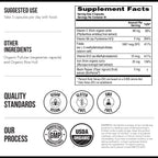 Organic Iron Supplement, Whole Food Mineral & Cofactors, 25mg, Gentle Form