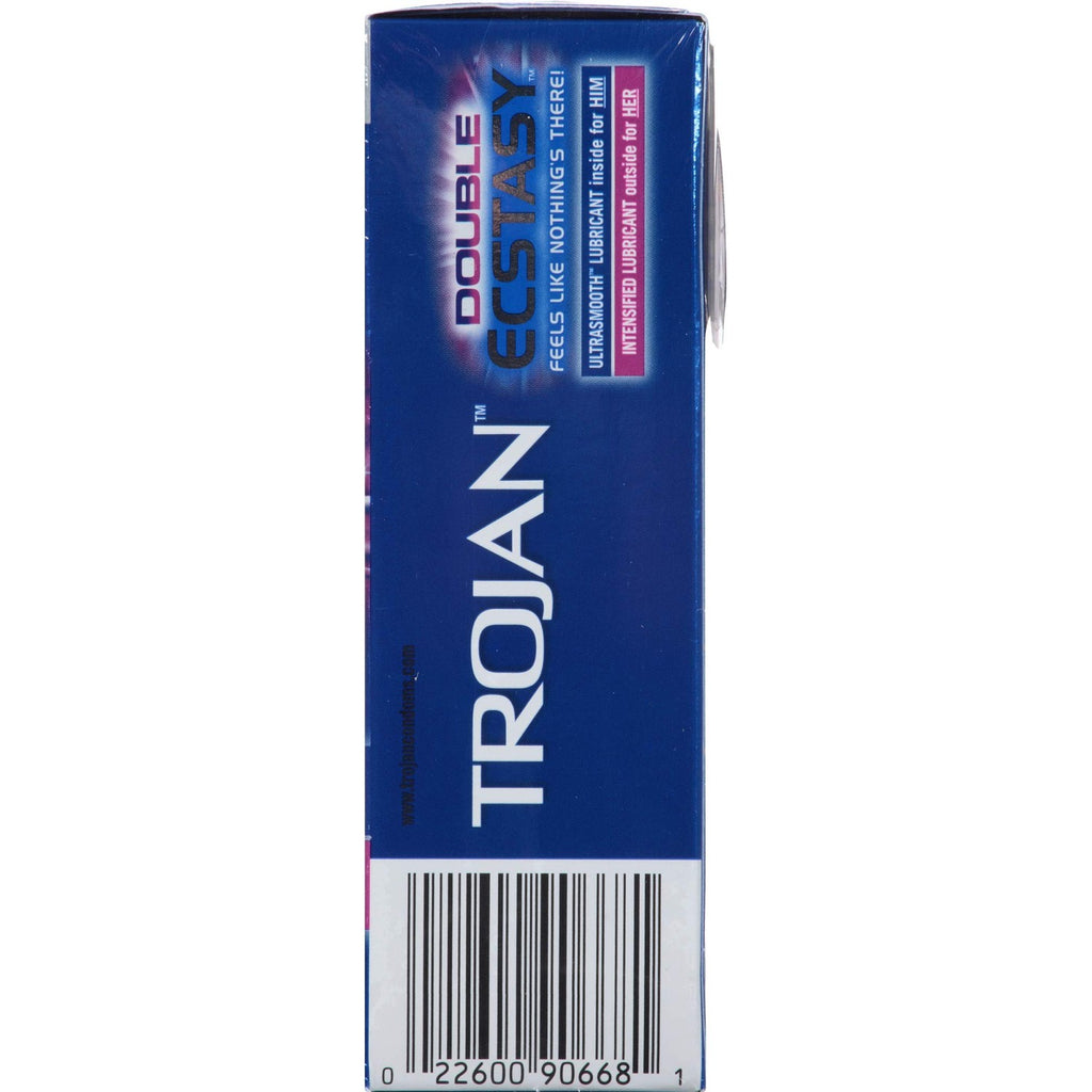 Buy now Trojan Ecstasy Heat Latex Lubricated Ribbed Condoms for Men with Warming Lubricant for a Heightened Experience, Helps Reduce Risk of Pregnancy and Sexually Transmitted Infections (STIs), 10 Count at indiglob india