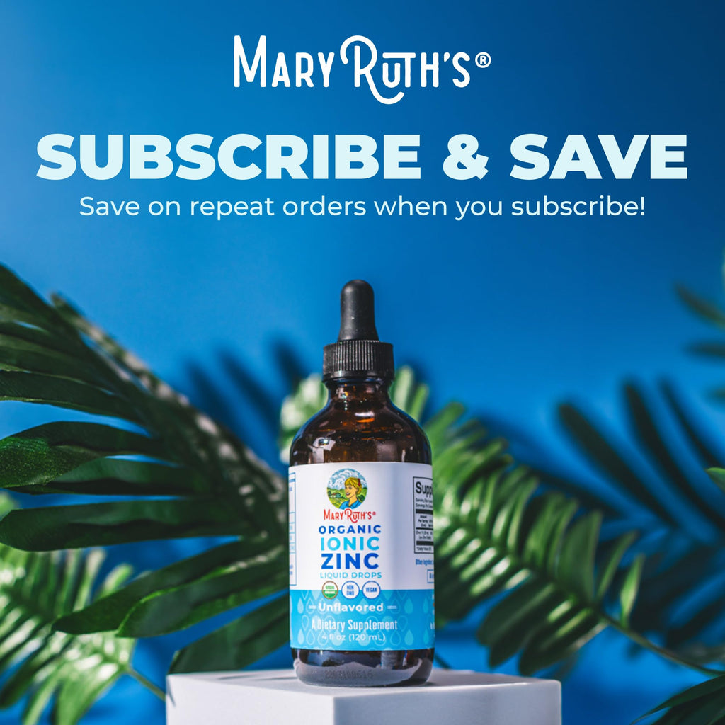 MaryRuth's Organic Liquid Zinc Supplement, Immune Support, Antioxidant, 4oz | Immune Support, Skin Health, Antioxidant, Cellular Metabolism, Zinc Sulfate