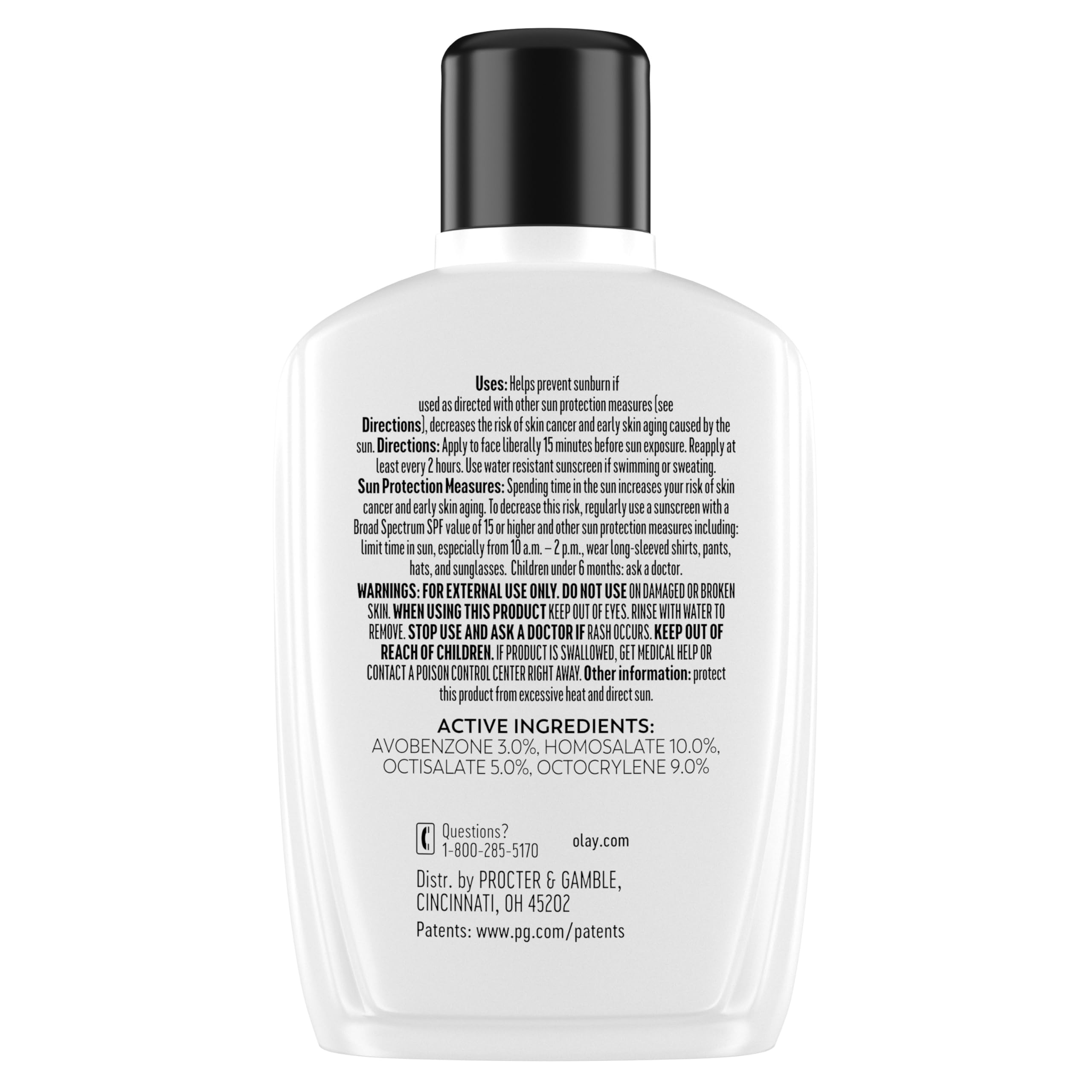 Olay Complete+ Face Moisturizer with Sunscreen SPF 40, For Sensitive Skin, Broad Spectrum Sun Protection, Fragrence-Free - No White Cast on All Tones, Nourishes Moisture Barrier - Ceramides, 6 Oz