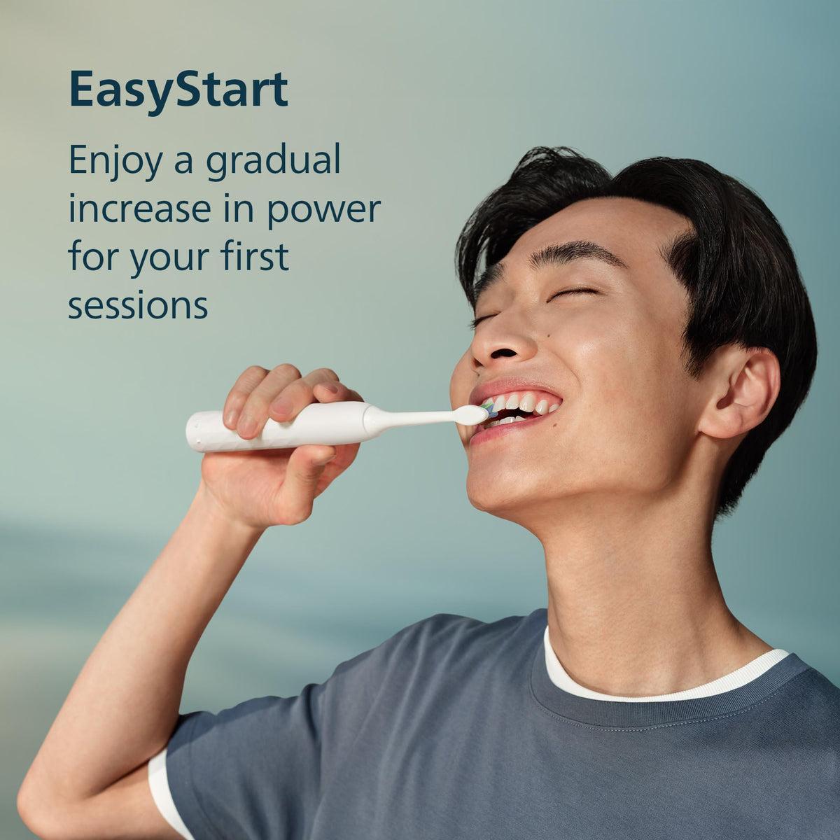 Philips Sonicare 1100 Rechargeable Electric Toothbrush, 1 Brush Head, White