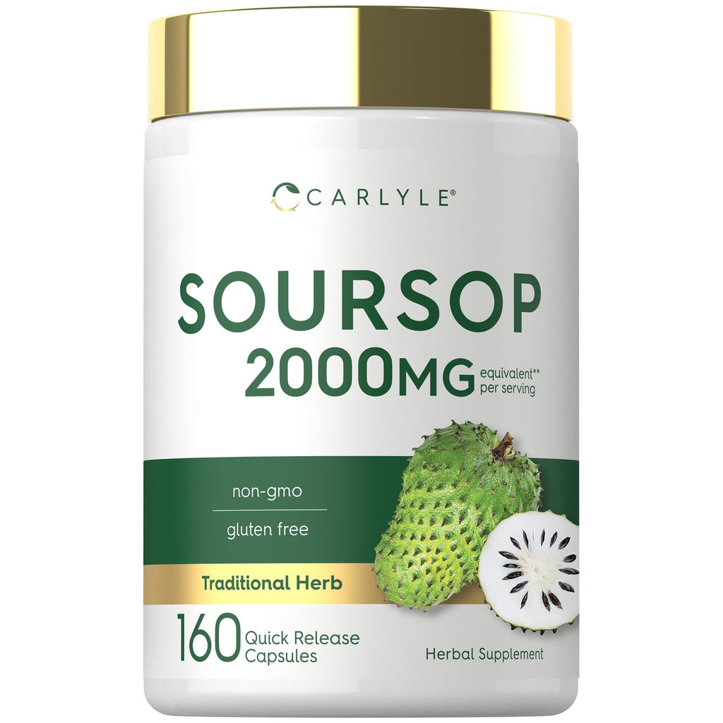 Carlyle Soursop Leaves | 160 Capsules | Traditional Herb