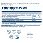 SOLARAY Vitamin D3 K2 Capsules, 60 VegCaps | Bone & Immune Support, 5000 IU Vitamin D3, 50 mcg MK7 Vitamin K2, 60 Servings, Made Without Soy, Lab Verified