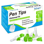 31G 5mm Pen Tips Universal Fit Easy to Use 100CT Comfortable Design