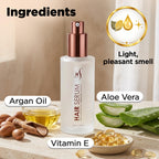 HerStyler Argan Oil Hair Serum - for Frizz, Straightening, Styling & Shine | Hair Repair Serum for Frizzy & Damaged Hair - Lightweight - Hydrating - Fast Absorbing - For Thicker, Fuller Hair - 1 Pack