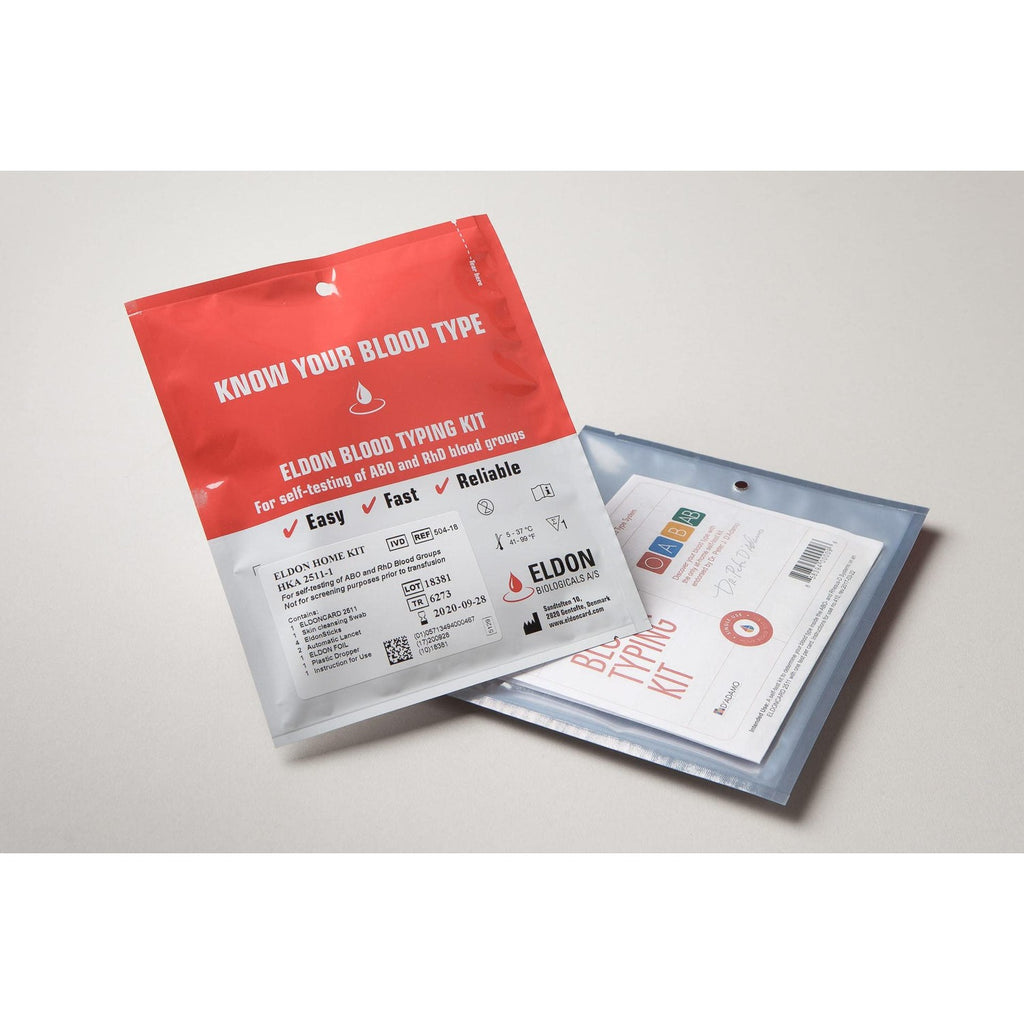 Eldoncard INC Blood Type Test, 1 Pack