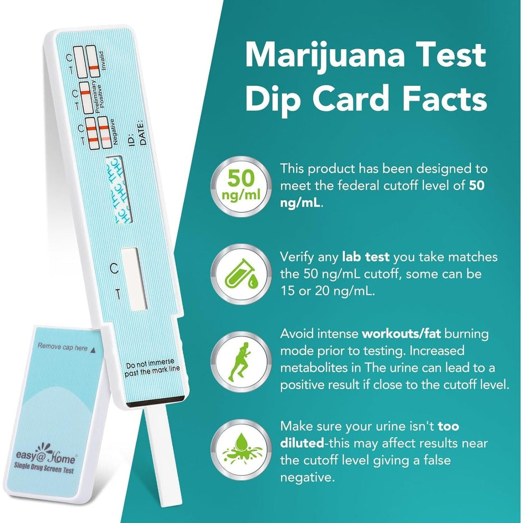 Buy now Easy@Home Marijuana Urine Drug Test Kit [15 Pack] - THC Tests for Home Use - Weed Detox Testing Kits with 50ng/ml Cutoff Level #EDTH-114 at indiglob india