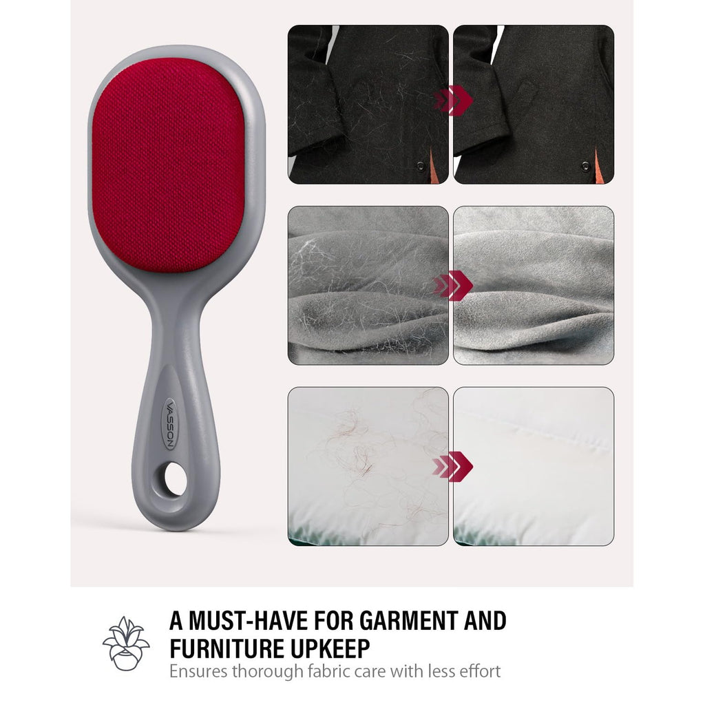 VASSON Double-Sided Lint Brushes for Clothes & Pet Hair Remover