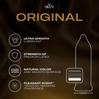Buy now SKYN Original Condoms, 12 Count (Pack of 1) at indiglob india