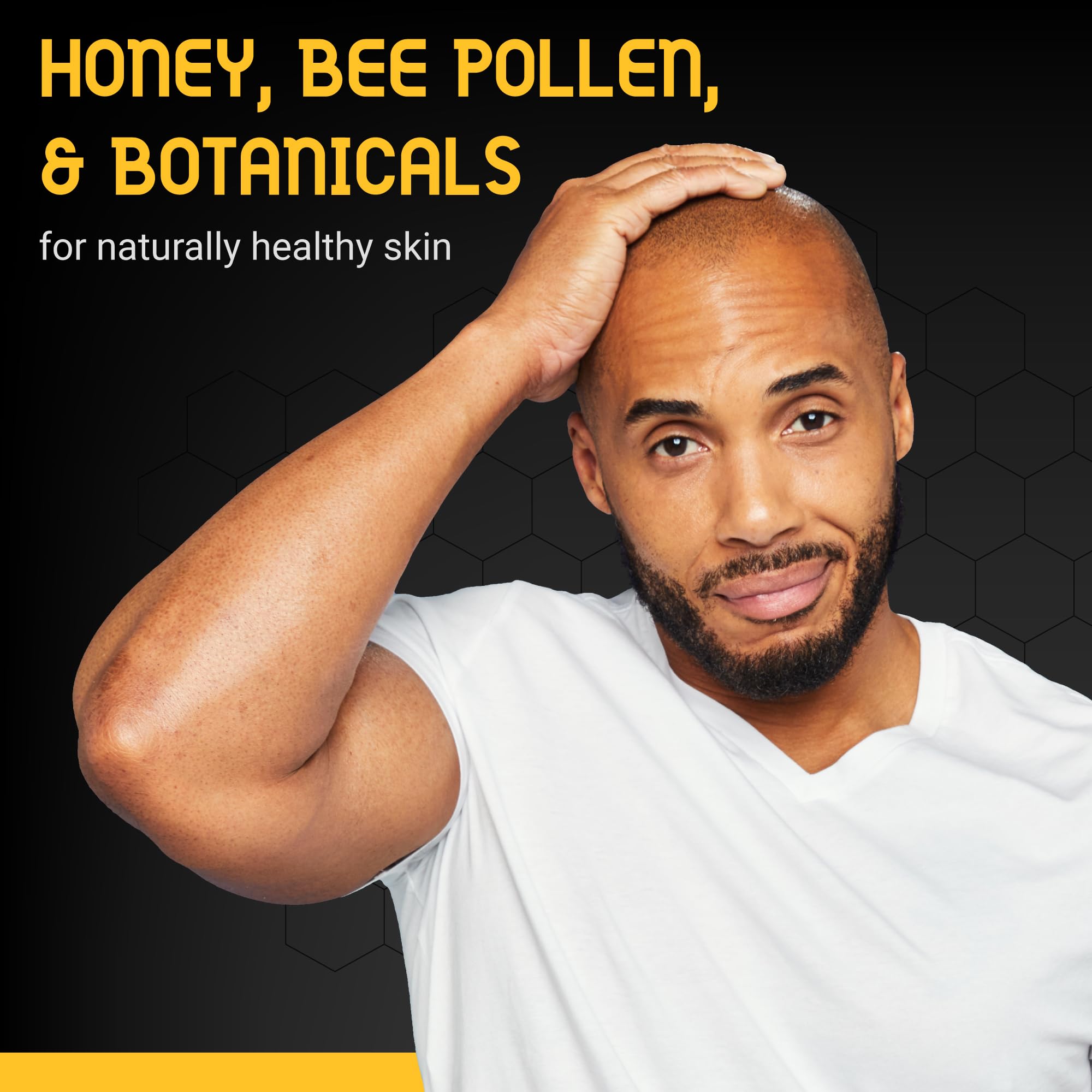 Bee Bald HEAL Aftershave for Men, Calm & Soothes, After Shave Balm, 2 fl oz | Immediately Calms & Soothes Irritated Skin. Treats Razor Burn, Redness, Bumps on Head or Face. Perfect For Sensitive Skin.