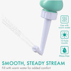 Buy now Peri Bottle - Postpartum and Perineal Care - FSA HSA Eligible - Portable Hand Held Travel Bidet Sprayer for Women or Men - Handheld Jet Spray Bottle for Toilet - Pack of 1 - Blue at indiglob india