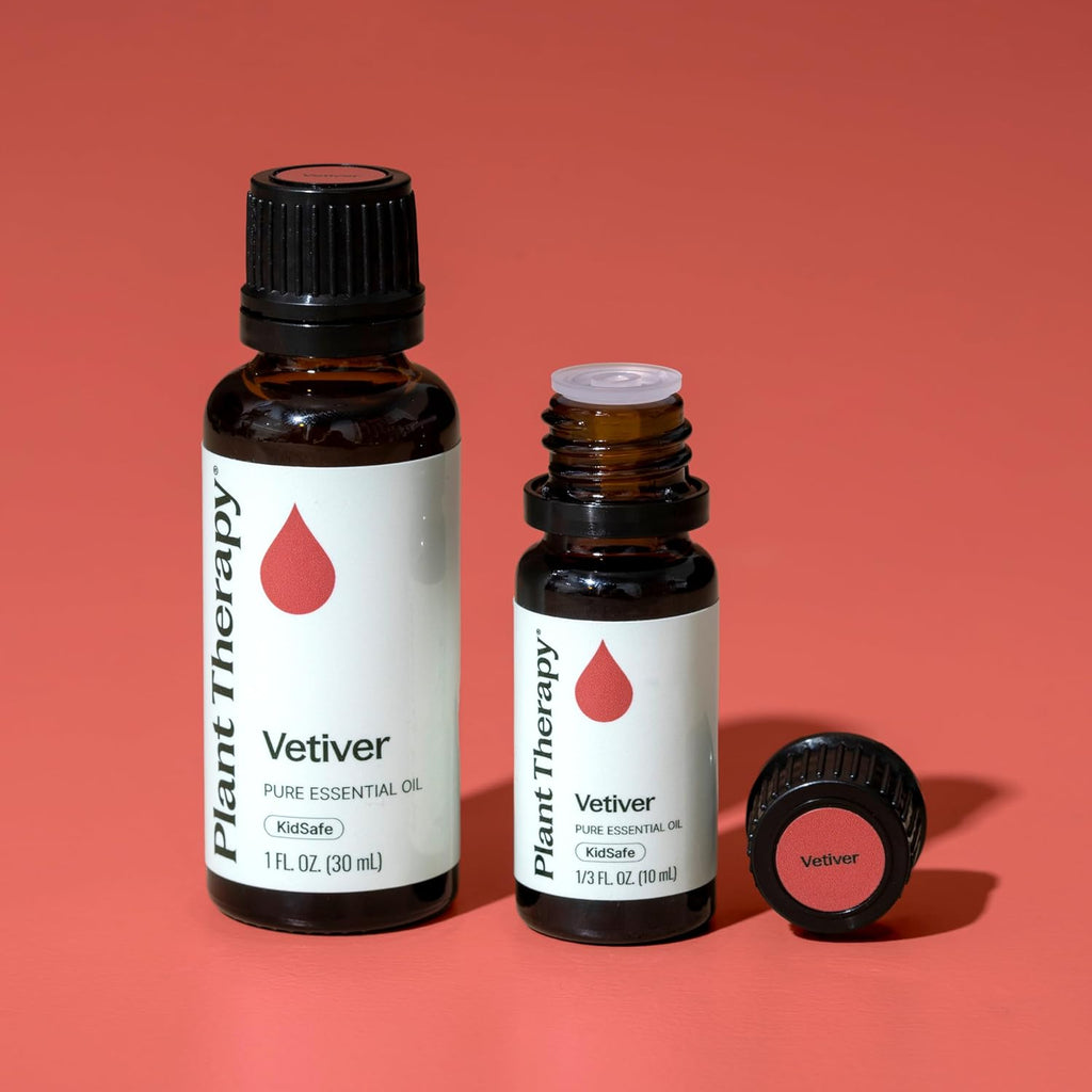 Buy now Plant Therapy Vetiver Essential Oil 100% Pure, Undiluted, Natural Aromatherapy, Therapeutic Grade 10 mL (1/3 oz) at indiglob india