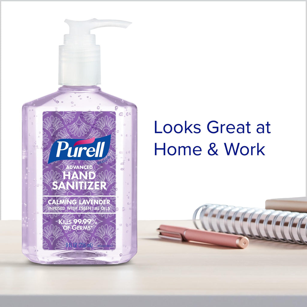Purell Hand Sanitizer Design Series Lavender 4ct x 8 fl oz - 3915-06-ECDECO