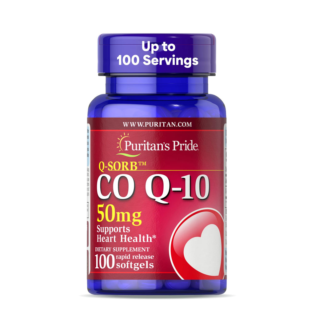 Puritan's Pride Coenzyme CoQ10 50mg, 100 Servings