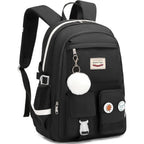 Buy now Spotted Tiger Girls Backpack Aesthetic Backpack for Teen Girl Cute School Bag Bookbag Anime School Backpacks for Girls (Black) at indiglob india