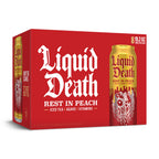Buy now Liquid Death Iced Tea - Blueberry Buzzsaw (Blueberry-Flavored Black Tea), Less Sugar*, Boost of Caffeine, B Vitamins, No Artificial Sweeteners, 12 Fl Oz (Pack of 12) at indiglob india
