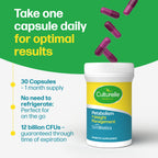 Culturelle Metabolism + Weight Management with SlimBiotics® Probiotic 30 Ct | 12 billion CFUs, Multi-Strain Probiotic Blend, Vitamins B6 & B12, Supports Gut Microbiome*, Once-Daily Capsules