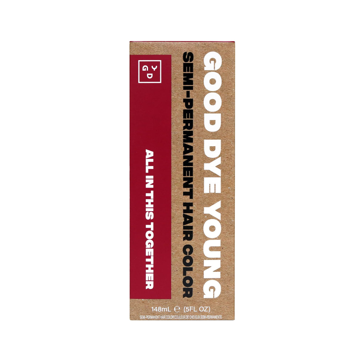 Good Dye Young Semi-Perm Burgundy Hair Dye, 5 FL OZ, All in This Together