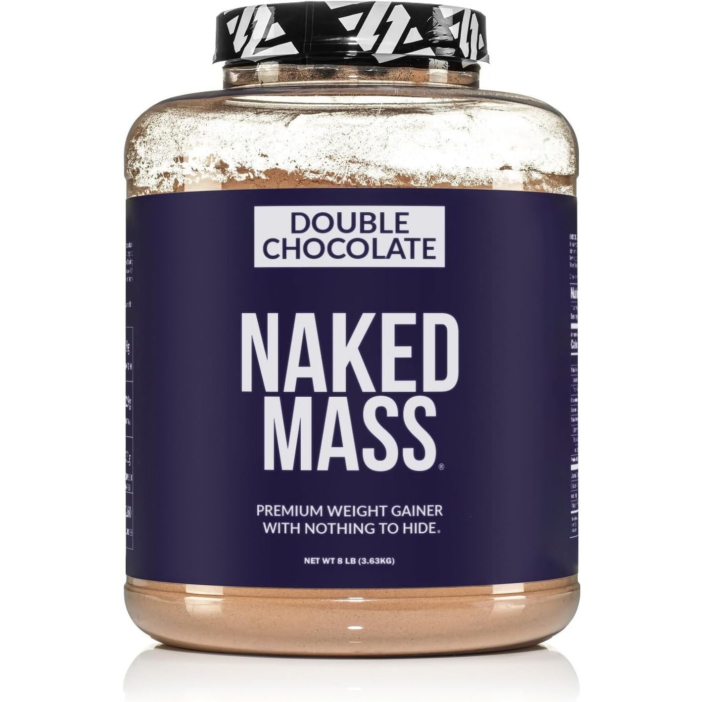 Buy now NAKED Mass - Natural Weight Gainer Protein Powder - 8 LB Bulk, GMO Free, Gluten Free & Soy Free. No Artificial Ingredients - 1,250 Calories per Serving 8 Pound (Pack of 1) Double Chocolate at indiglob india