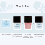 butter LONDON Pre-Soaked Nail Polish Remover Pads, Nail Scrubbers - 2-in-1 Prep & Lacquer Remover Nail Wipes - Gel Fingernail Polish Remover - Cruelty-Free, Paraben-Free, & Gluten-Free