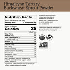 BIG BOLD HEALTH Himalayan Tartary Buckwheat Sprout Powder - Rich in Polyphenols & Prebiotic Fiber - Non-GMO, Gluten-Free, Grain-Free, Vegetarian - 30 Servings