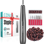 COSLUS C40 Electric Nail Drill Professional, Precise Dial Speed Control | Nail File Machine for Acrylic Gel Dip Powder Removal, Compact Manicure Tools, Beginner-friendly Polishing Set, Home