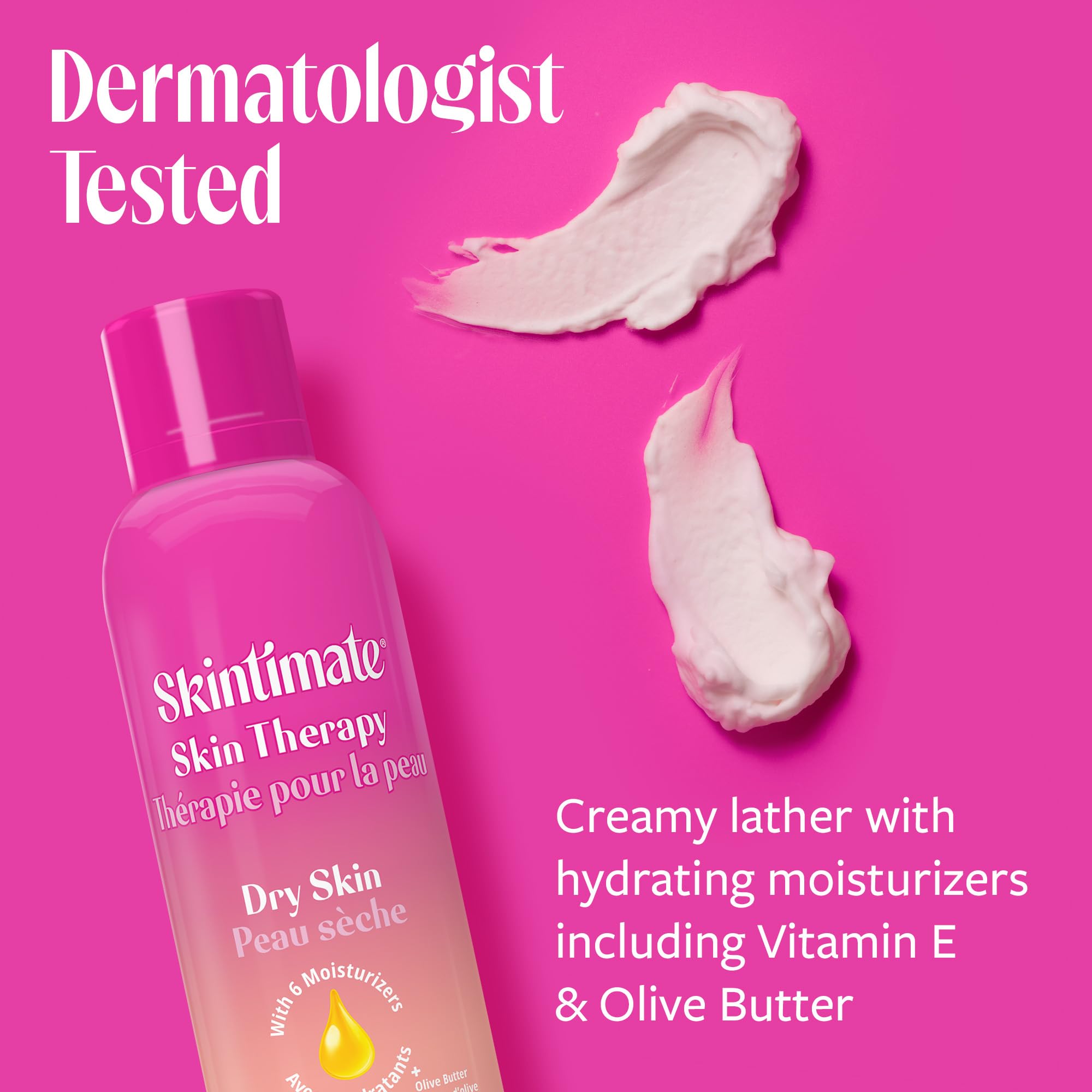 Skintimate Shaving Cream for Women, Shaving Foam, Sensitive Skin Scent, Pack of 3, 7 oz Each