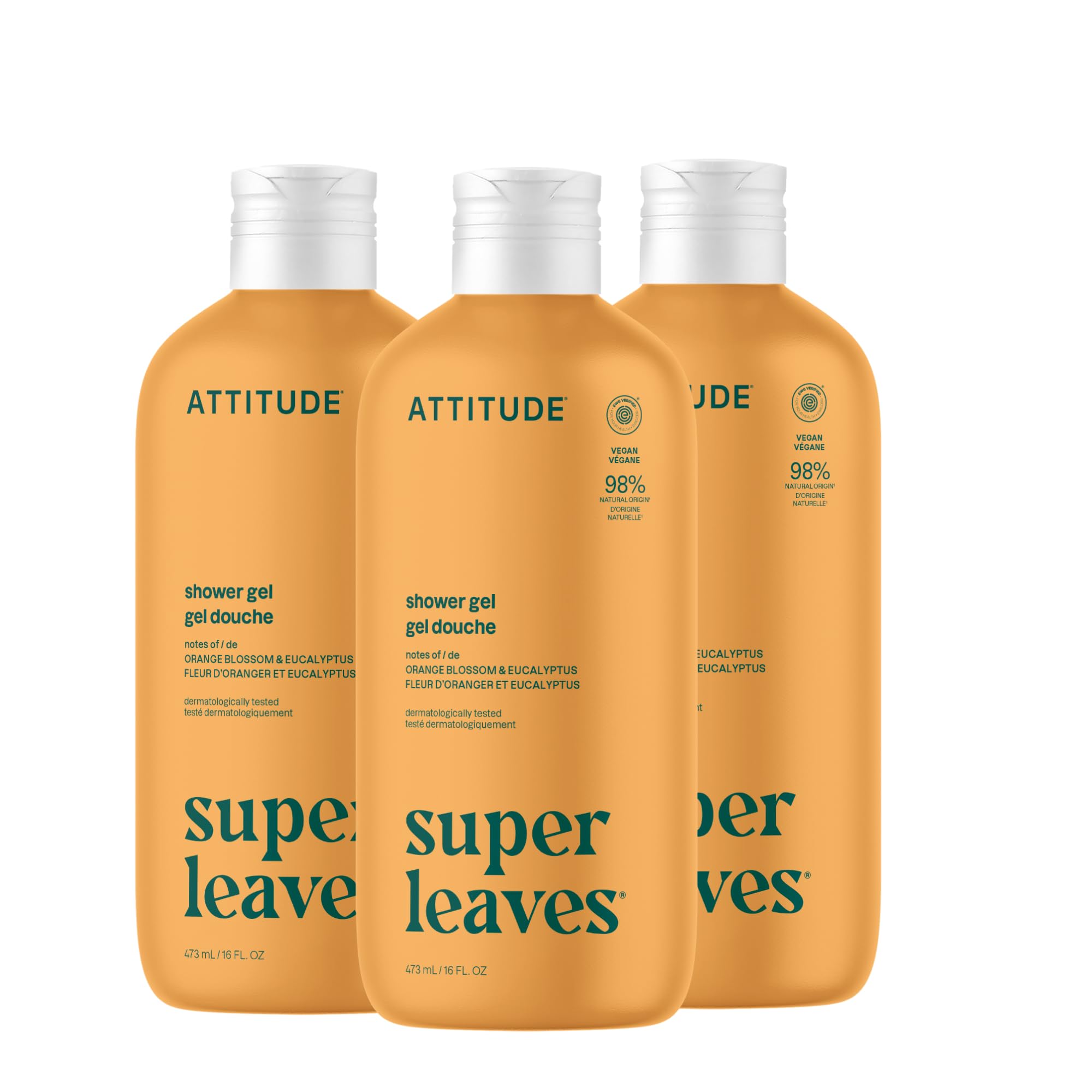 Buy now ATTITUDE Body Wash, EWG Verified Shower Gel, Dermatologically Tested, Plant and Mineral-Based, Vegan Personal Care Products, Pear & Amber Scent, 16 Fl Oz at indiglob india
