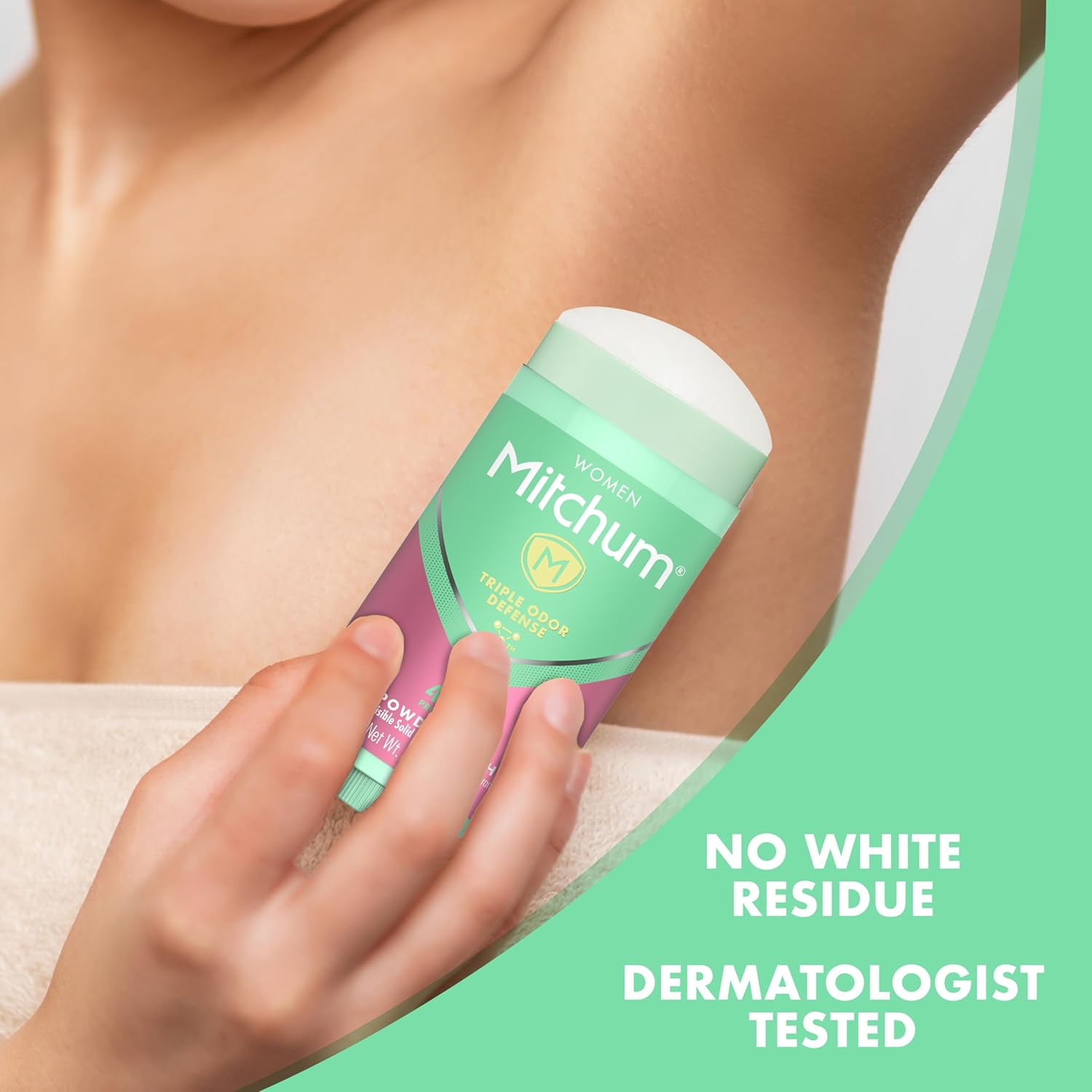 Buy now Women's Deodorant by Mitchum, Solid Antiperspirant Deodorant Stick, Powder Fresh, 2.7 Oz (Pack of 1) at indiglob india