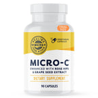 Vimergy Micro-C® Vitamin C Capsules 500mg, Vegan, 300 Servings, Value Size | Whole Body Immunity*, Equal to 7 Oranges, Promotes Collagen* and Healthy Bones*, Kosher, Vegan & Gluten-Free