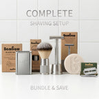 Bambaw Safety Razor Blades for Men & Women, 60 Pack, Double Edge Razor Blades Refills, Platinum Swedish Stainless Steel, Sharp & Long-Lasting Edge Retention, Up to 14 Months Supply