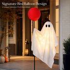 Halloween Decorations Outdoor, 6 FT Life Size Ghost with Red Balloon