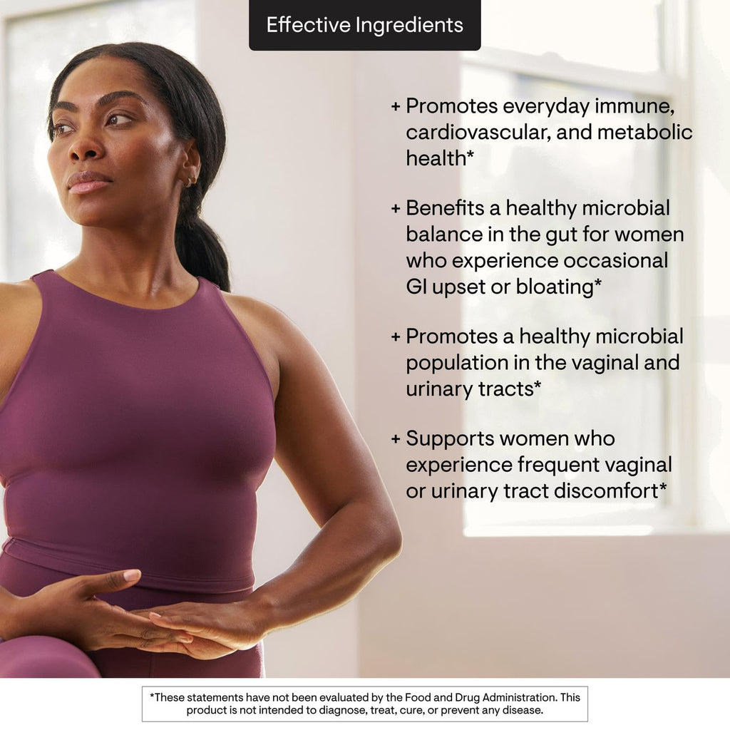 THORNE Women's Daily Probiotic, 10 Billion CFU, 8 Strains, 30 Capsules | Supports Vaginal & Urinary Tract Microbial Balance, Healthy Vaginal pH & Comfort*, Shelf-Stable, One Capsule Daily
