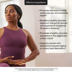 THORNE Women's Daily Probiotic, 10 Billion CFU, 8 Strains, 30 Capsules | Supports Vaginal & Urinary Tract Microbial Balance, Healthy Vaginal pH & Comfort*, Shelf-Stable, One Capsule Daily