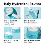 e.l.f. SKIN Holy Hydration! Triple Bounce Serum, 1.7% Hyaluronic Acid Serum For Plump, Bouncy Skin, Moisturizing & Hydrating, Vegan & Cruelty-Free