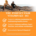 Doctor's Best Natural Vitamin K2 MK-7 Plus D3, Non-GMO, 60 Veg Caps