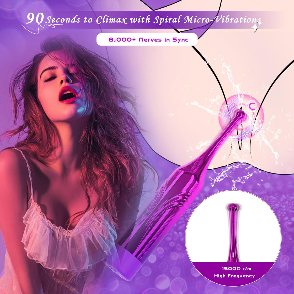 Bullet Wand Clitoris Vibrator, High Frequency Women Adult Sex Toys