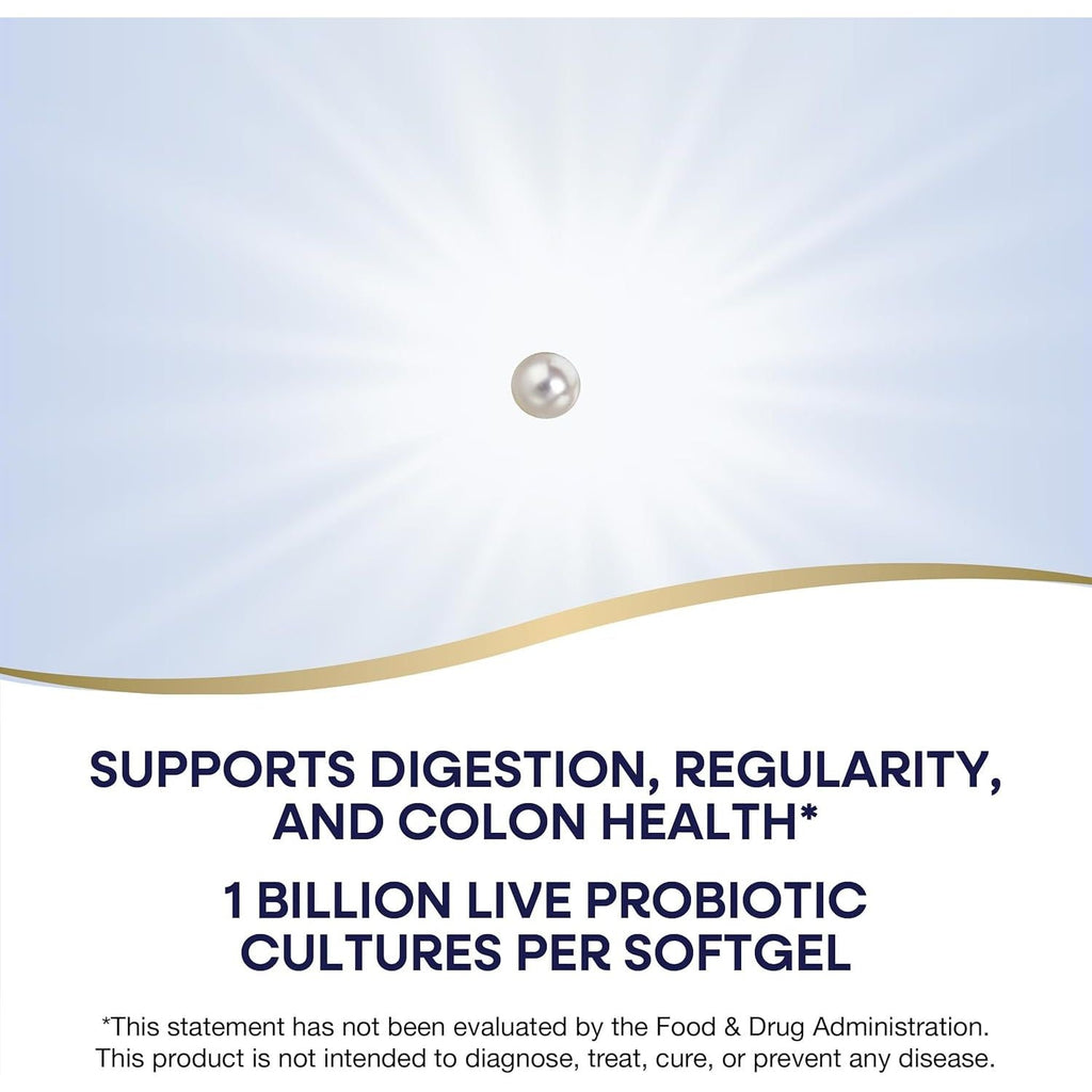 Buy now Nature's Way Complete Probiotic Pearls, Supports Digestive Balance*, 1 Billion Live Cultures, Supplement for Men and Women, No Refrigeration Required, 90 softgels at indiglob india