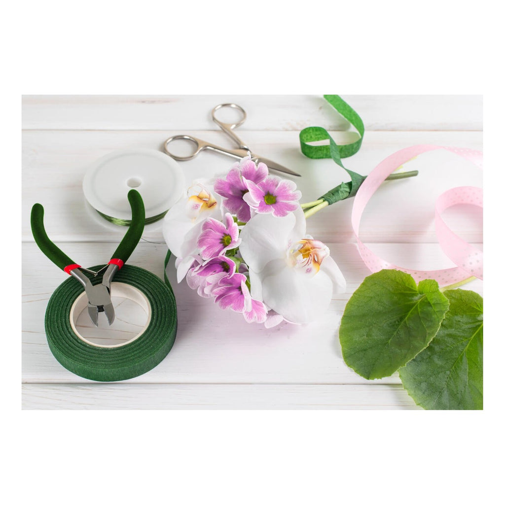 Paxcoo Floral Tape and Floral Wire Arrangement Tools Kit with Wire Cutter 26 Gauge Stem Wire and 22 Gauge Paddle Wire for Bouquet Stem Wrap Florist