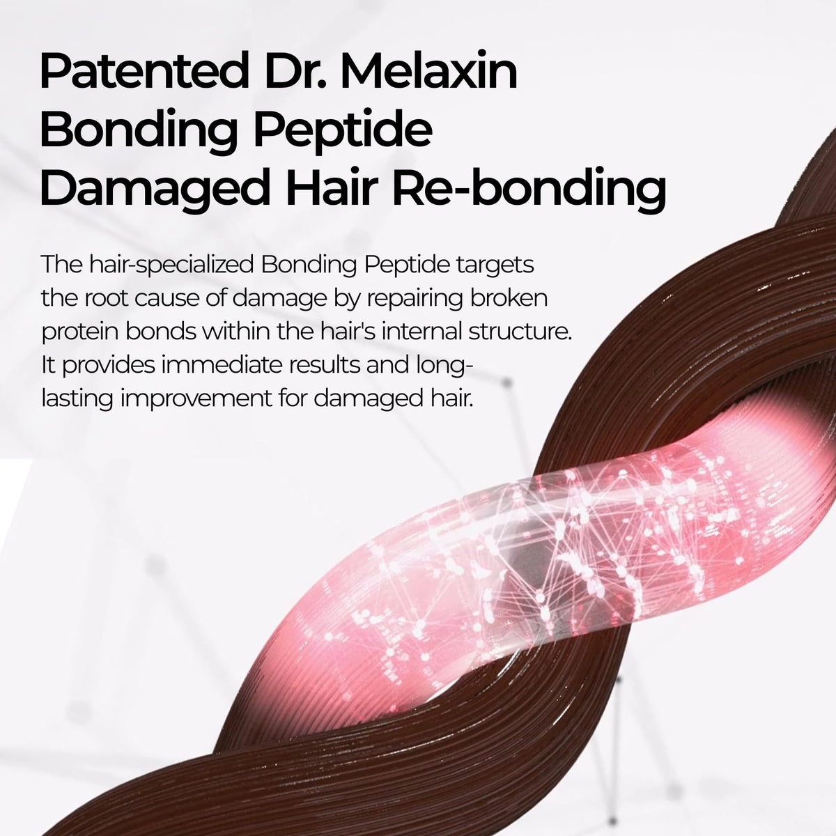 Dr.Melaxin Bondex Remodeling Salon Bonding Treatment | Deep Repair for Bleached & Damaged Hair with Bonding Peptides + Argan Oil